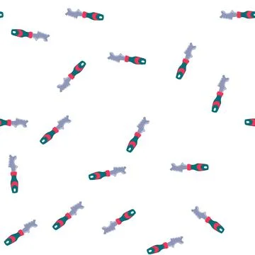 Pattern repair paint scraper cartoon vector Stock Illustration