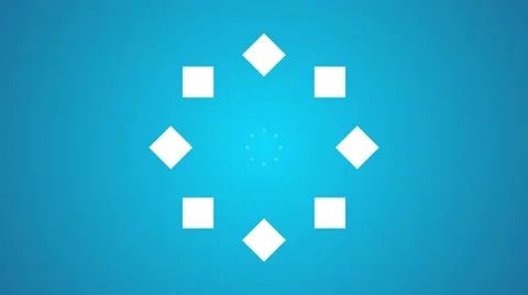 Pattern repeating background loop blue Video stock 62780901