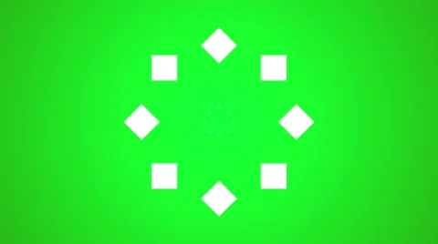 Pattern repeating background loop green Stock Footage 62780861