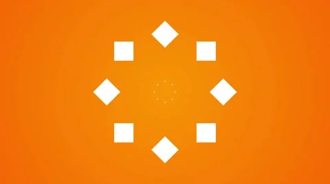 Pattern repeating background loop orange Stock Footage 62780889