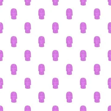 Pattern repeating purple bathrobes for spa and comfort Stock Illustration