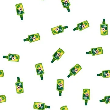 Pattern repellent bug spray color icon vector イラスト素材