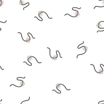 Pattern replacement broken cable cartoon vector Stock Illustration