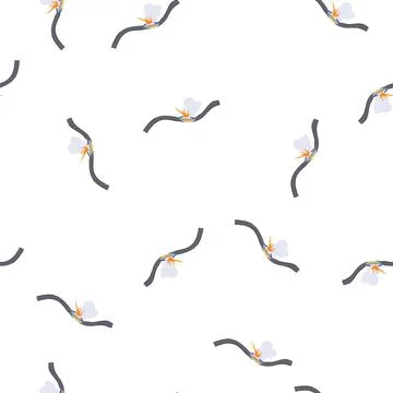 Pattern replacement broken cable cartoon vector Stock Illustration