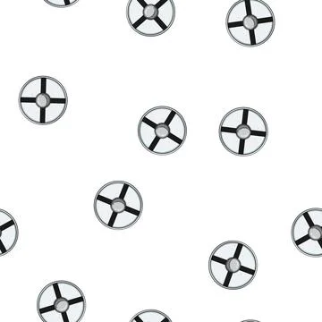 Pattern replica viking shield cartoon vector Stock Illustration