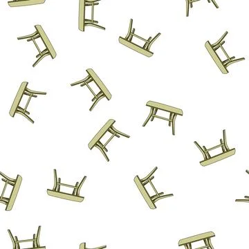 Pattern resistant plastic table cartoon vector イラスト素材