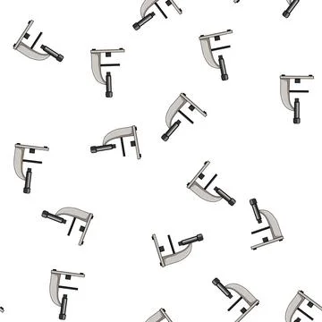 Pattern resolution microscope cartoon vector Stock Illustration