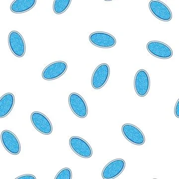 Pattern resort top view pool cartoon vector イラスト素材