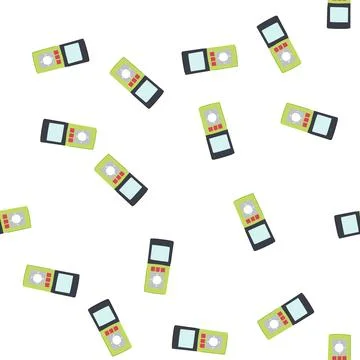 Pattern response voting clicker cartoon vector Stock Illustration