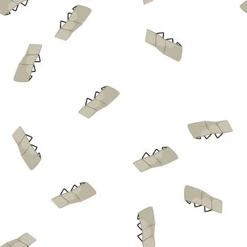 Pattern rest cot camp cartoon vector 库存插图