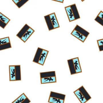 Pattern restoration broken wood windows cartoon vector 스톡 일러스트