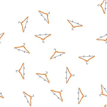 Pattern retail hanger clothes cartoon vector 库存插图