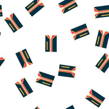 Pattern retro 70s futuristic abstract graphic design background Illustrazione stock