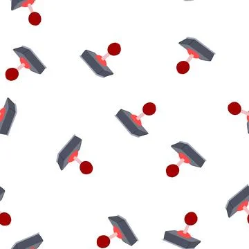 Pattern retro arcade joystick cartoon vector Stock Illustration