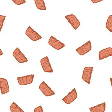 Pattern retro moustaches cartoon vector Stock Illustration