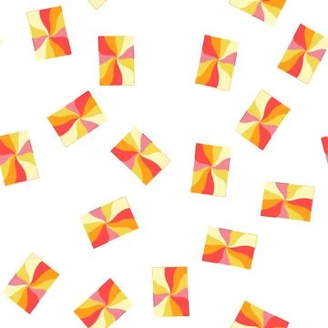 Pattern retro rainbow swirl pattern creating a vibrant background 스톡 일러스트