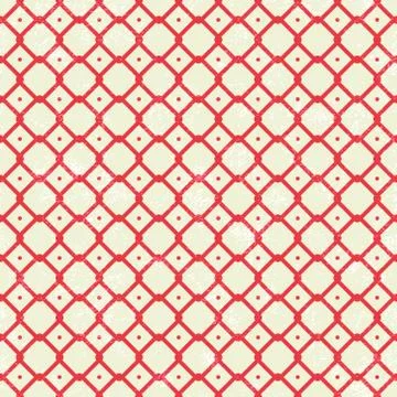 Pattern in retro style with red squares Stock Illustration