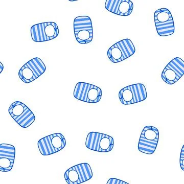 Pattern reusable burp cloths cartoon vector Illustration