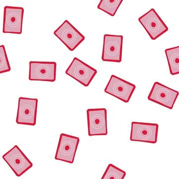 Pattern reusable silicone baking mat cartoon vector Stock Illustration