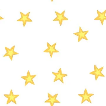 Pattern review star cartoon vector Illustrazione stock
