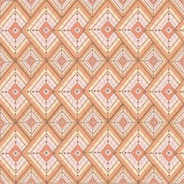 Pattern of rhombuses Stock Illustration