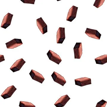 Pattern rich brownie cartoon vector Stock Illustration