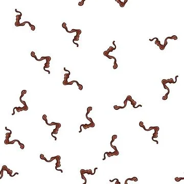 Pattern rich chocolate drip sause cartoon vector イラスト素材