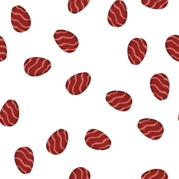Pattern rich chocolate egg cartoon vector 스톡 일러스트