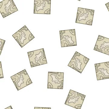 Pattern ridge sea topogrphic cartoon vector 스톡 일러스트