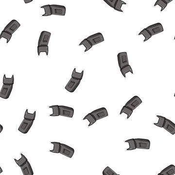 Pattern rifle taser gun cartoon vector Stock Illustration