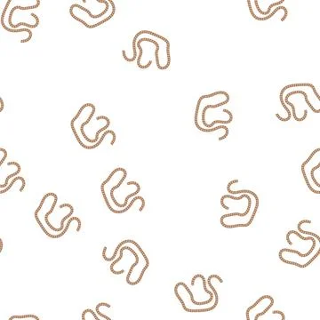 Pattern rigging rope cartoon vector Stockillustratie