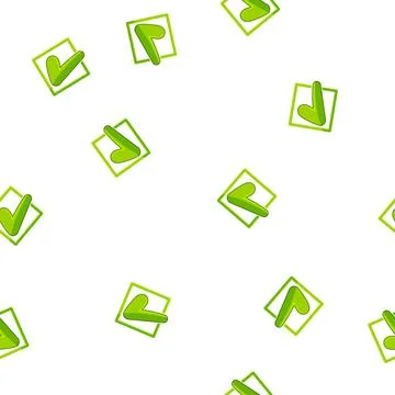 Pattern right check mark cartoon vector Ilustración de archivo