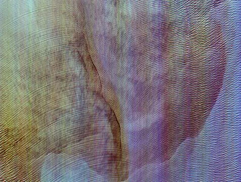 The pattern on the right half of this image of the Bay of Bengal is the re... Foto stock