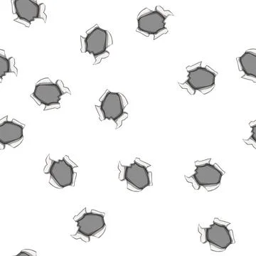 Pattern rip torn paper cartoon vector Stock Illustration