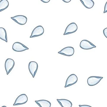 Pattern ripple water drops cartoon vector 스톡 일러스트
