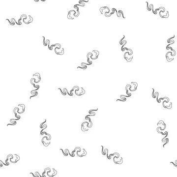 Pattern Rising smoke or steam puffing from object Stock Illustration