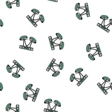 Pattern risk climbing harnesses cartoon vector Stock Illustration