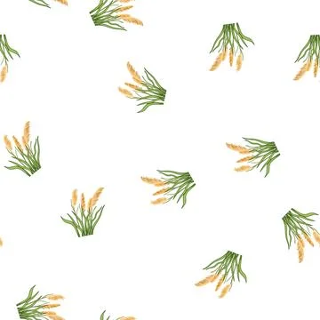 Pattern river lake plant cartoon vector Stock Illustration