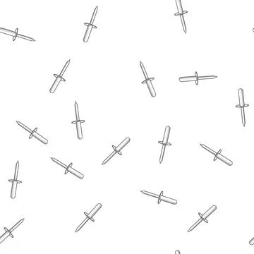 Pattern Rivet for fastening and joining concept イラスト素材