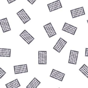 Pattern road storm drain grate vector Stock Illustration