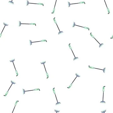 Pattern robot electric mop cartoon vector Stock Illustration