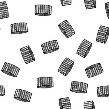 Pattern Rock and roll style studded bracelet accessory Stock Illustration