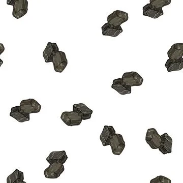 Pattern rock aquarium stone cartoon vector Stockillustratie