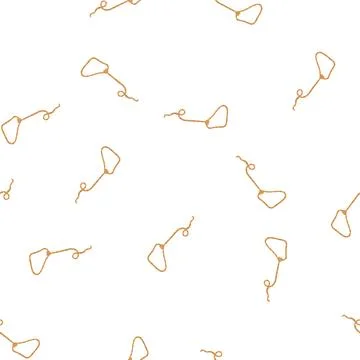 Pattern rodeo lasso cartoon vector Illustrazione stock