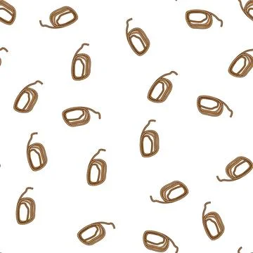 Pattern rodeo lasso cartoon vector Stock Illustration