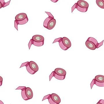 Pattern roll electrical tape cartoon vector Illustrazione stock