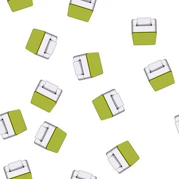 Pattern roll label printer cartoon vector Stock Illustration