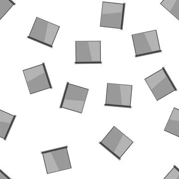 Pattern Roller blind for home window covering Stock Illustration