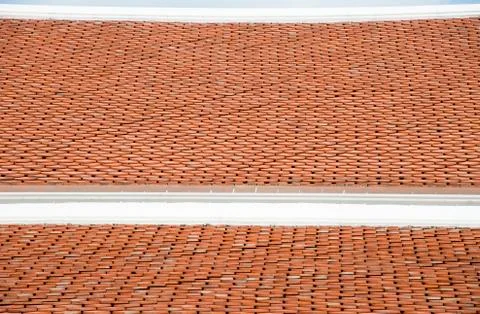 Pattern of roof temple Stock Photos