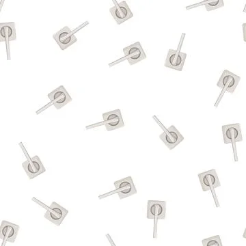 Pattern room door handle cartoon vector Stock Illustration